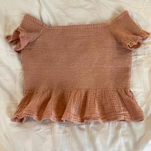 American Eagle off the shoulder shirt!